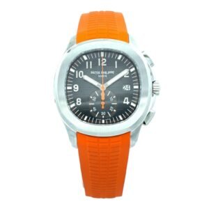 Patek Philippe Aquanaut Chronograph 5968A-001 Stainless Steel Black Embossed Dial