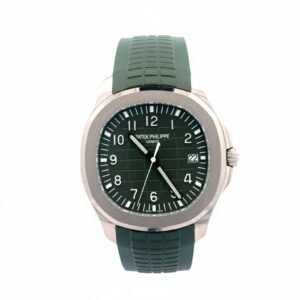 Patek Philippe Aquanaut 5168G-010 42.2mm 18K White Gold Khaki Green Dial