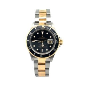 Rolex Submariner Date 40MM 16613 Two Tone Oyster Band Black Dial