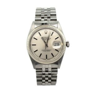 Rolex Datejust 1601 36mm Stainless Steel Silver Index Dial Fluted Bezel Jubilee Bracelet