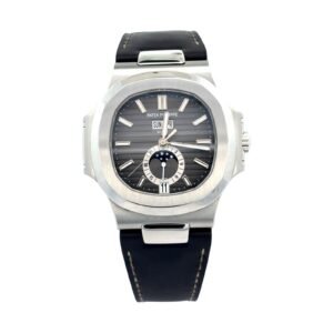 Patek Philippe Nautilus Annual Calendar – Stainless Steel with Moon Phase & Black Dial 5726A-001