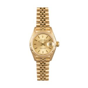 Rolex Lady-Date Just 69178 Champagne Dial Ladies Watch 26mm