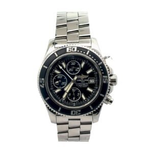 Breitling Superocean Chronograph II 44mm A1334102/BA82 Black Dial Steel Bracelet