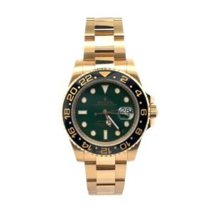 Rolex GMT-Master II Oyster Perpetual GMT-Master II 40mm Yellow Gold Green Dial