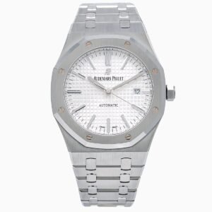 Ademar's Piguet Royal Oak Self-winding 15450ST.OO.1256ST.01.A Stainless-Steel White Dial 37mm