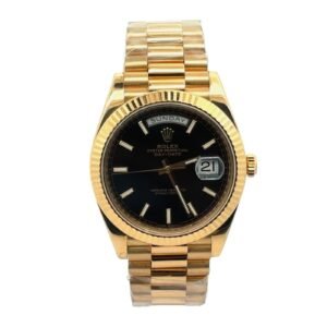 Rolex Day-Date 40mm 228238 18kt Solid Yellow Gold Black Index Dial Presidential Watch