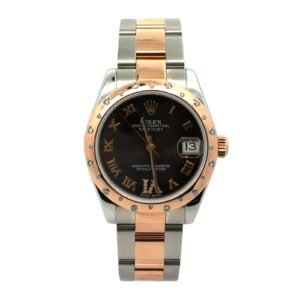 Rolex Datejust 31mm 178341 Diamond Bezel, Two Tone Stainless Steel & 18K Rose Gold Oyster Bracelet