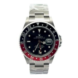 Rolex GMT-Master II Watch 40mm "Coke" 16710 Black Dial