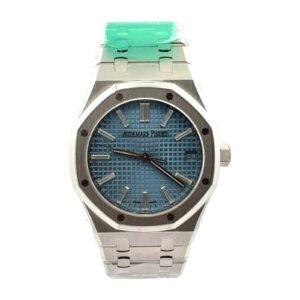 Audemars Piguet Royal Oak 15510BC.OO.1320BC.01 White Gold Blue Baguette Dial Limited Edition of 100