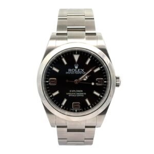 Rolex Explorer Mark I 214270 Silver Oyster Bracelet 39mm Black Dial
