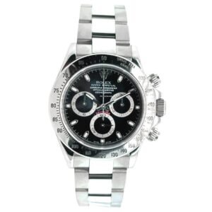 Rolex Daytona Cosmograph Stainless Steel 116520 40mm Black Dial