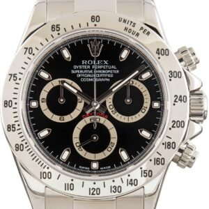 Rolex Daytona Cosmograph Stainless Steel 116520 40mm Black Dial