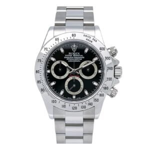 Rolex Daytona Cosmograph Stainless Steel 116520 40mm Black Dial