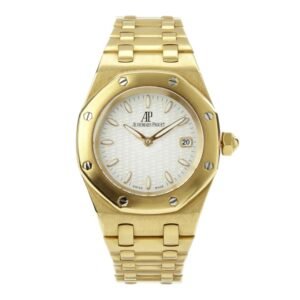 Ademar's Piguet Royal Oak Lady 67600BA.OO.1210BA.01 33mm YG Cream Dial