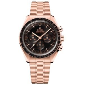 Omega Speedmaster Professional Moonwatch Co-Axial Master Chronometer 310.60.42.50.01.001 18K Sedna Gold Black Dial Manua