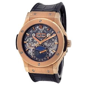 Hublot Classic Fusion Aerofusion Moonphase Sapphire Dial 18k King Gold Men's Watch 517.NX.0170.LR