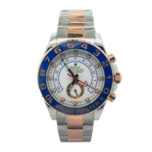 Rolex Yacht-Master II 44mm 116681 Blue Ceramic Bezel Steel/Everose Gold White Dial