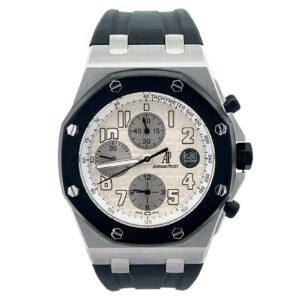 Audemars Piguet Royal Oak Offshore Chronograph Silver Dial Rubber Watch 25940SK.OO.D002CA.02