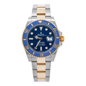 Rolex Submariner 41mm Steel/YG Blue Dial Watch 126613LB Oyster Band