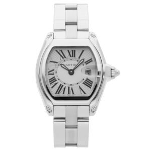 Cartier Roadster W62016V3 Steel Silver Dial 33mm x 37mm 2625