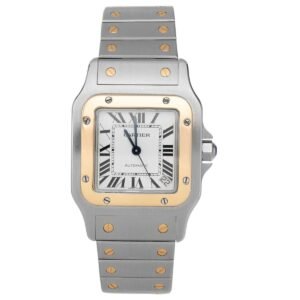 Cartier Two-Tone Santos Date Galbee Automatic 2823 M