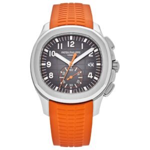 Patek Philippe Aquanaut Chronograph 5968A-001 Stainless Steel Black Embossed Dial